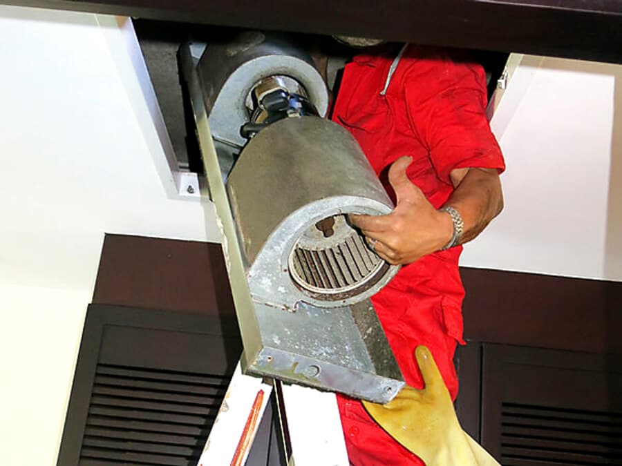 Duct and equipment soot removal