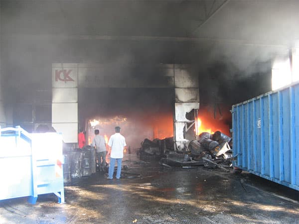 Commercial smoke & soot removal project